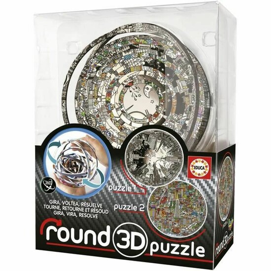 Puzzel Educa Round 3D 1