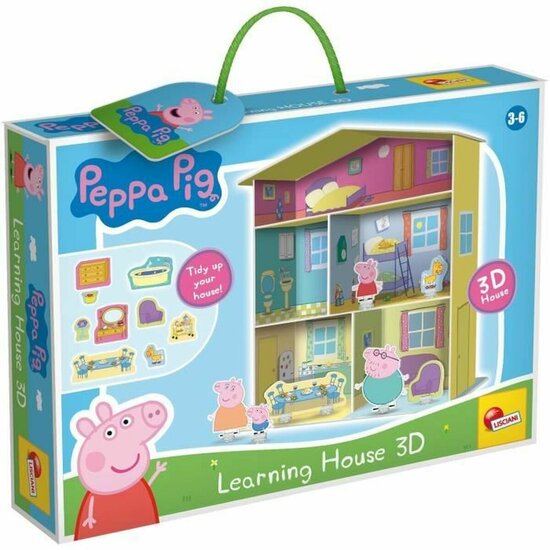 3D puzzel Lisciani Giochi Peppa Pig Learning House 3D 1