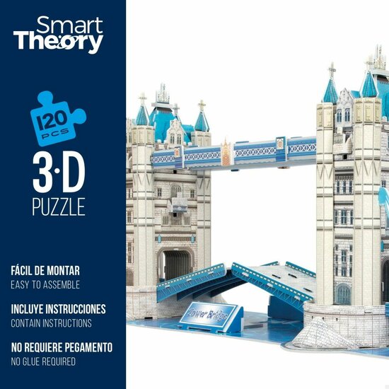 3D puzzel Colorbaby Tower Bridge 120 Onderdelen 77,5 x 23 x 18 cm (6 Stuks) 4