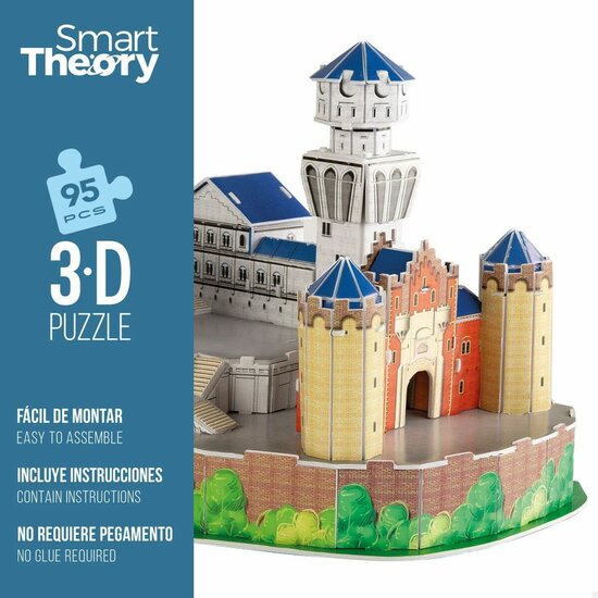 3D puzzel Colorbaby New Swan Castle 95 Onderdelen 43,5 x 33 x 18,5 cm (6 Stuks) 4