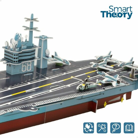 3D puzzel Colorbaby Nimitz Vliegdekschip 67 Onderdelen 77 x 18 x 20 cm (6 Stuks) 5