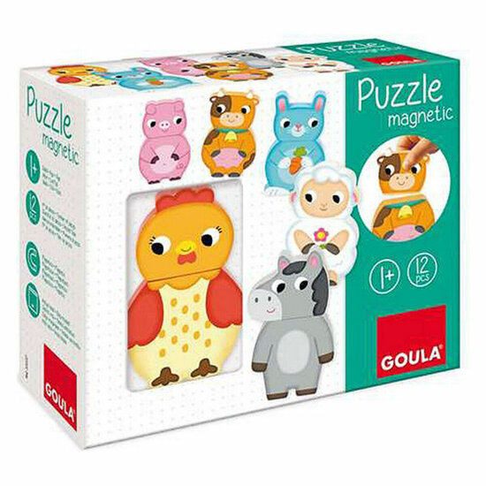 Gepersonaliseerde Houten Puzzel Goula Goula 455245 (12 pcs) 1