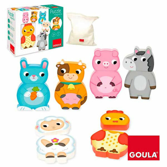 Gepersonaliseerde Houten Puzzel Goula Goula 455245 (12 pcs) 2