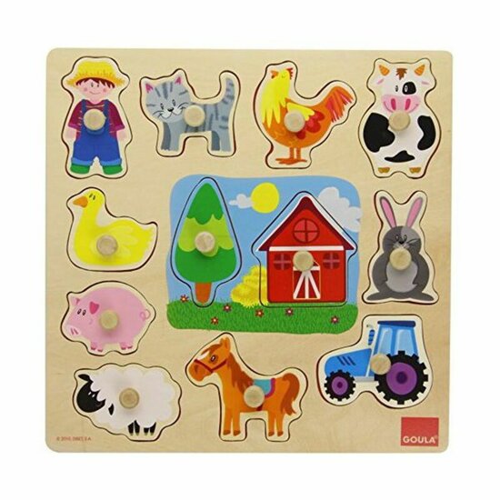 Houten Kinderpuzzel Goula 53025 (12 pcs) 1