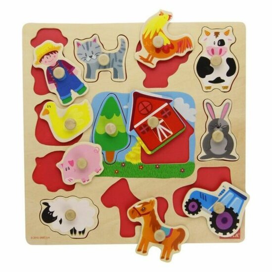 Houten Kinderpuzzel Goula 53025 (12 pcs) 3