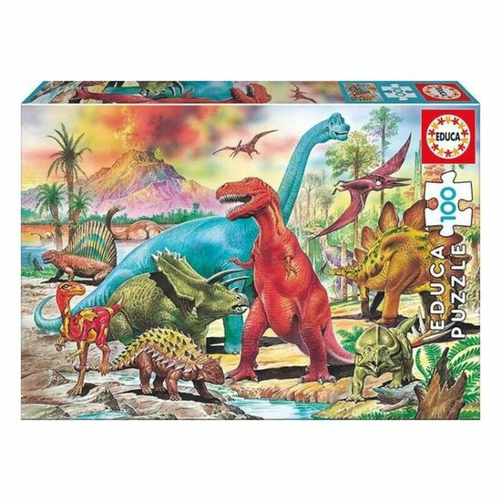 Puzzel Educa Dino (100 pcs) 1