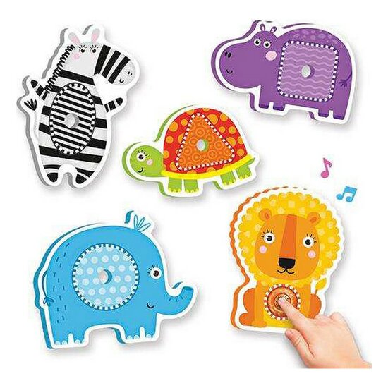 Kinderpuzzel Reig Zoo Shapes dieren Muzikaal Boerderij 3