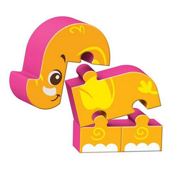 Kinderpuzzel Reig Zoo Blocks 22 Onderdelen 5