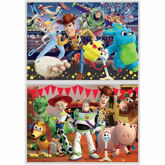 Set van 2 Puzzels   Toy Story Ready to play         100 Onderdelen 40 x 28 cm   2