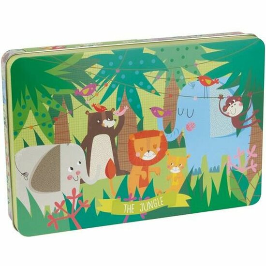 Kinderpuzzel Apli Jungle 24 Onderdelen 48 x 32 cm 1