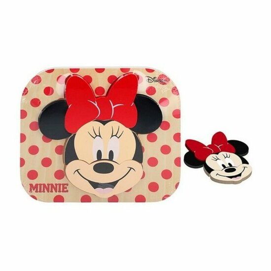 Houten Kinderpuzzel Minnie Disney 6 pcs (22 x 20 cm) 1