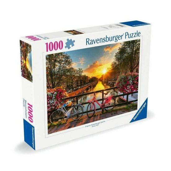 Puzzel Ravensburger Bicycles in Amsterdam 5