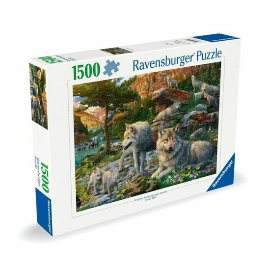 Puzzel Ravensburger Wolves in Spring 5