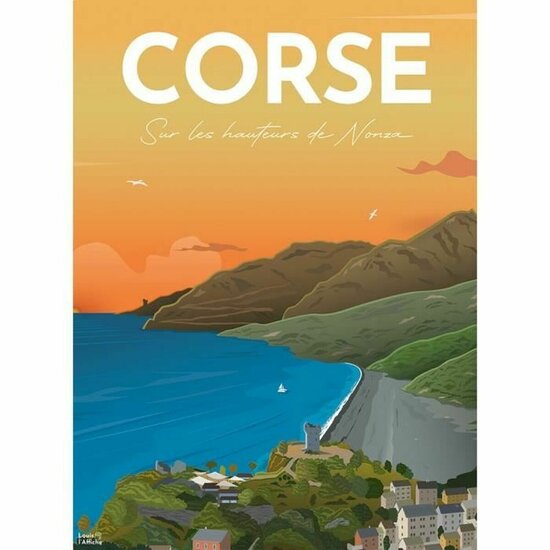 Puzzel Nathan Affiche de la Corse 2