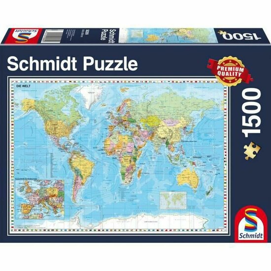 Puzzel Schmidt Spiele Iceland: Kirkjuffellsfoss  1500 Onderdelen 1