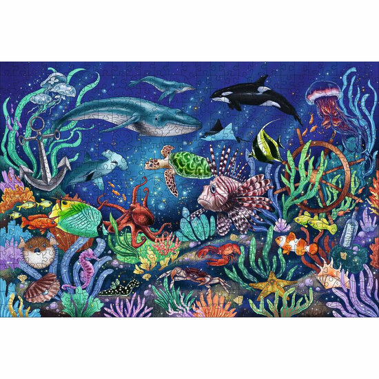 Puzzel Ravensburger Colorful Marine World 00017515 500 Onderdelen 2