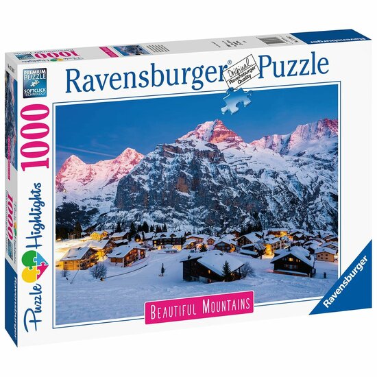 Puzzel Ravensburger 17316 The Bernese Oberland - Switzerland 1000 Onderdelen 1