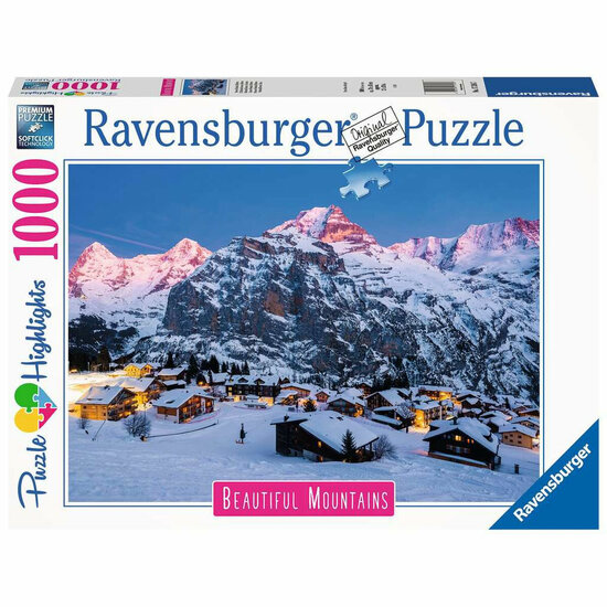 Puzzel Ravensburger 17316 The Bernese Oberland - Switzerland 1000 Onderdelen 2