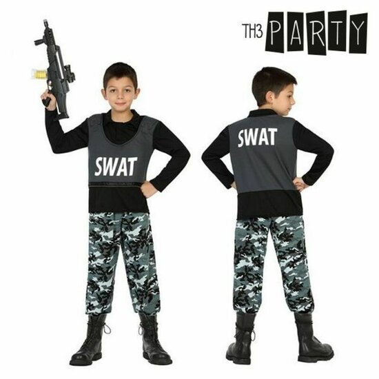 Kostuums voor Kinderen S.W.A.T. Politie (2 pcs) - Maat: 3-4 Jaar 1