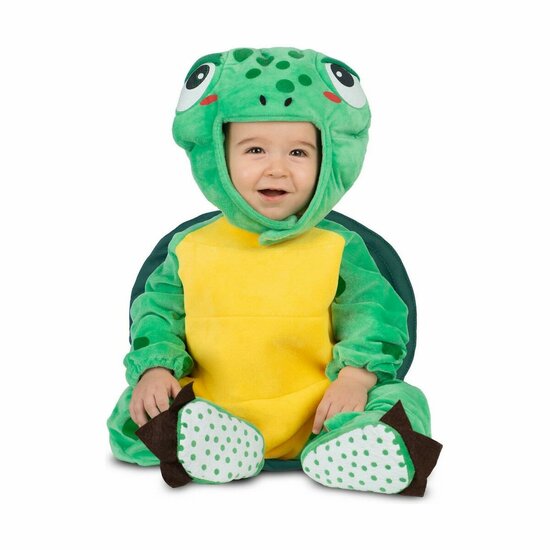 Kostuums voor Baby&amp;apos;s My Other Me Groen Geel Schildpad (4 Onderdelen) - Maat: 7-12 Maanden 2