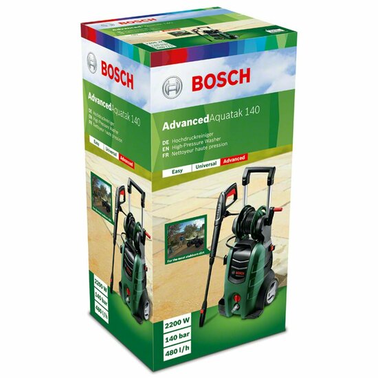 Hogedrukreiniger BOSCH Advancedaquatak 140 2100 W 140 bar 450 L/H 3