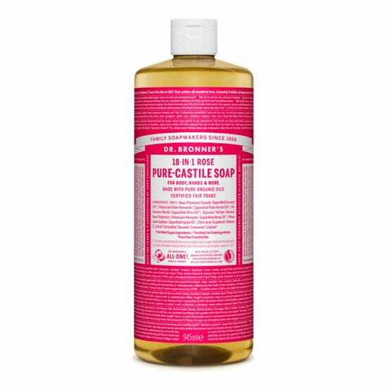 Vloeibare Zeep Dr Bronner&amp;apos;s 945 ml Rozen 1