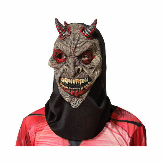 Masker Halloween Demon Bruin 1