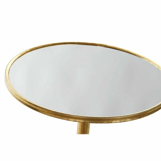 Bijzettafel DKD Home Decor Spiegel Gouden Metaal (40 x 40 x 72 cm) 2