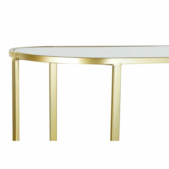 WandtafelDKD Home Decor Spiegel Kristal Gouden Metaal Modern (102 x 36 x 79 cm) 4