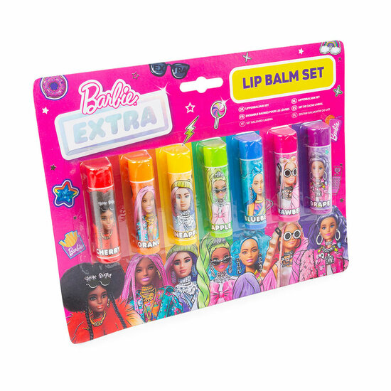 Gekleurde Lippenbalsem Barbie Kinderen 7 Onderdelen 2