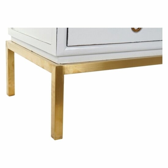 Kast DKD Home Decor Wit Gouden Metaal Populier 120 x 50 x 175 cm 4