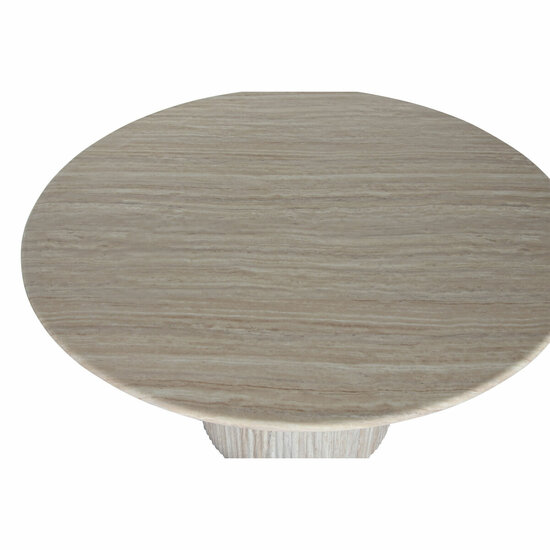 Eettafel Home ESPRIT Beige Graniet Hout MDF 130 x 130 x 75 cm 5