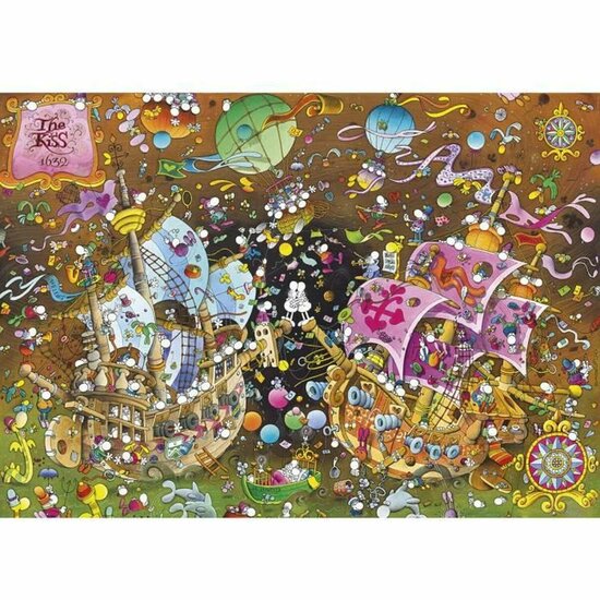 Puzzel Clementoni Mordillo The Kiss (6000 Onderdelen) 1