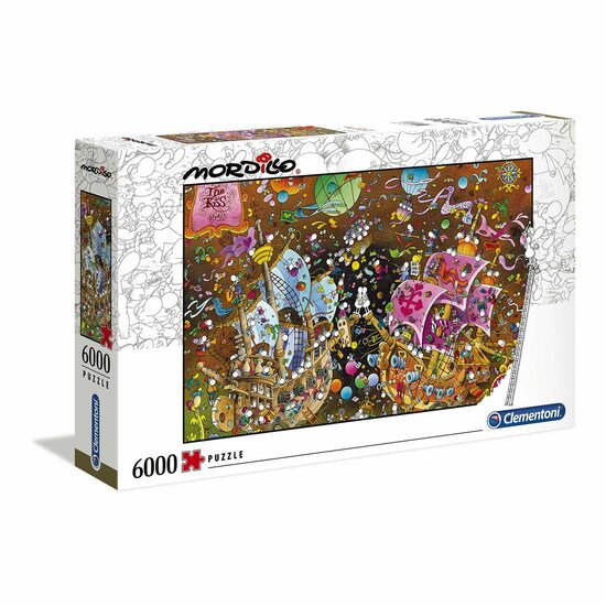 Puzzel Clementoni Mordillo The Kiss (6000 Onderdelen) 2