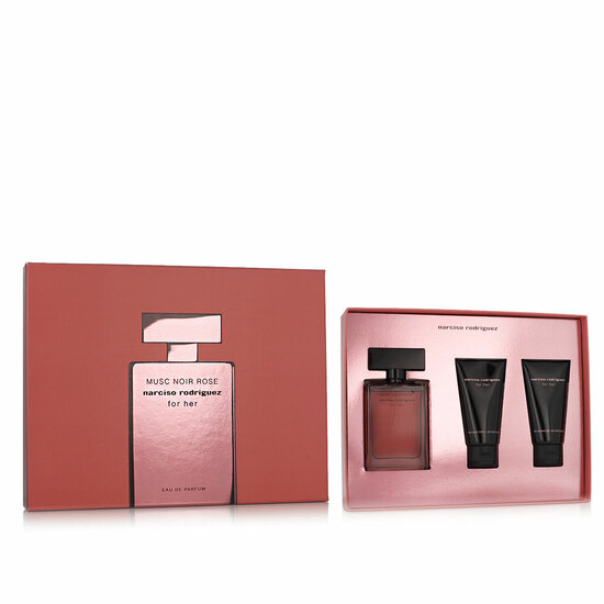 Parfumset voor Dames Narciso Rodriguez Musc Noir Rose For Her EDP 3 Onderdelen 1