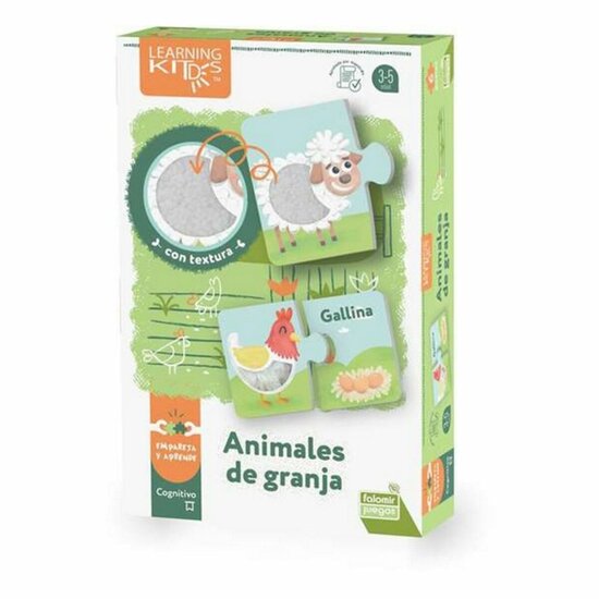 Educatief Spel Falomir 30020 Puzzel dieren (ES) 2