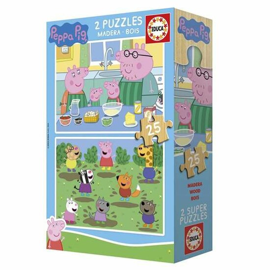 Kinderpuzzel Peppa Pig 25 Onderdelen 2