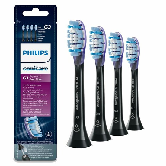 Reserve onderdeel voor elektrische tandenborstel Philips HX9054/33 Zwart 4 Stuks 2