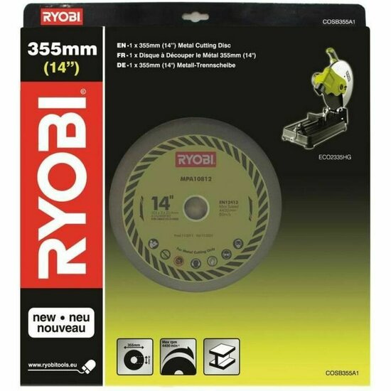 Cirkelzaagblad Ryobi 5132002684 Metaal 1