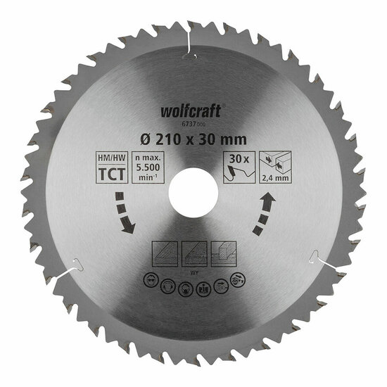 Cirkelzaagblad Wolfcraft 6737000 1