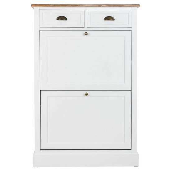 Schoenenkast Alexandra House Living Wit Bruin 33 x 120 x 80 cm 4