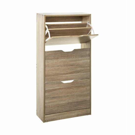 Schoenenrek 5five Simply Smart Natuurlijk Hout 115 x 60 x 24 cm 2