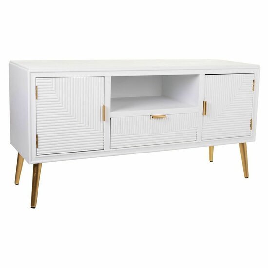 Dressoir Alexandra House Living Wit Gouden 40 x 61 x 121 cm 1