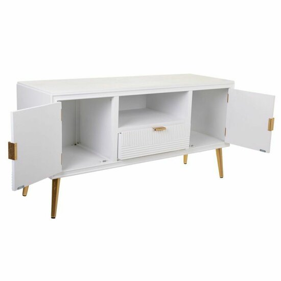 Dressoir Alexandra House Living Wit Gouden 40 x 61 x 121 cm 3