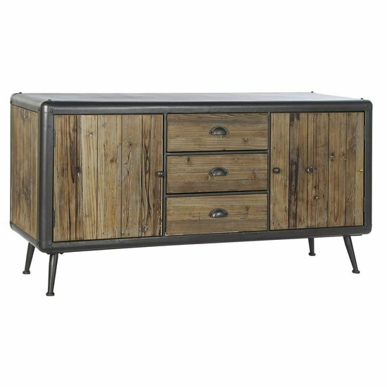 Dressoir DKD Home Decor MB-171204 144 x 45 x 75 cm Spar Natuurlijk Metaal Lichtgrijs 8