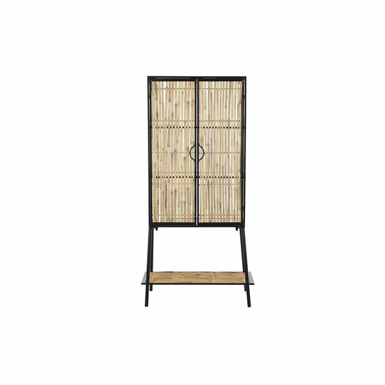 Dressoir DKD Home Decor Zwart Natuurlijk Metaal 65 x 35 x 130,5 cm 5