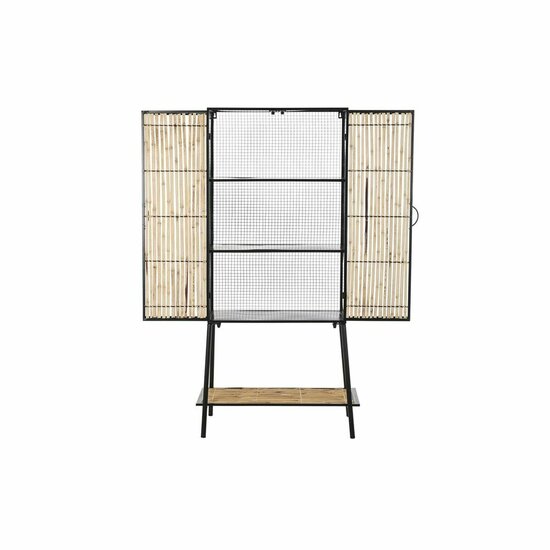 Dressoir DKD Home Decor Zwart Natuurlijk Metaal 65 x 35 x 130,5 cm 6