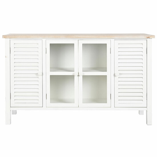 Dressoir DKD Home Decor Wit Spar Hout MDF 130 x 40 x 80 cm 7