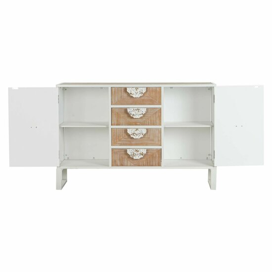 Dressoir DKD Home Decor Spar Metaal Wit 120 x 35 x 80 cm 5