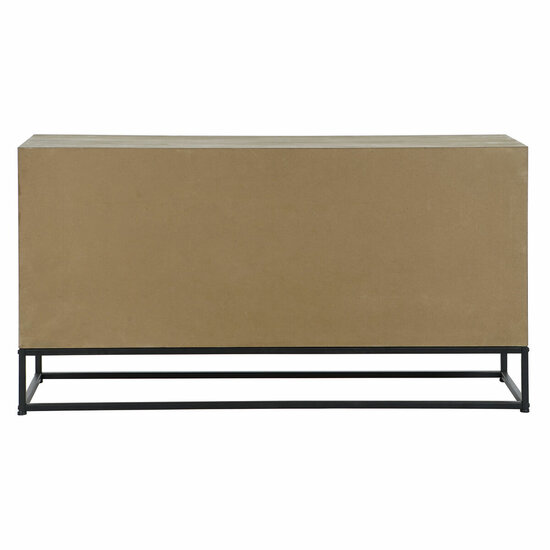 Dressoir DKD Home Decor Zwart Natuurlijk Metaal Hout MDF 120 x 40 x 64 cm 7